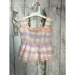 For All Mankind Baby Girls Outfit Striped Cotton Size  size - 12 months